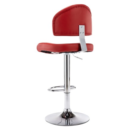Tabouret de bar Rouge bordeaux Similicuir 2