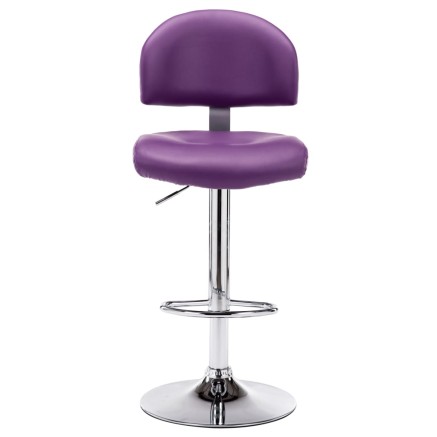 Tabouret de bar Violet Similicuir 2