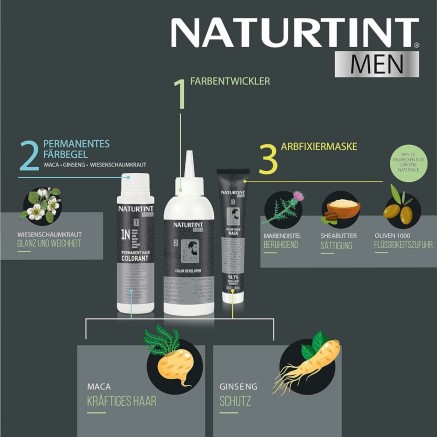 Dauerfärbung Naturtint NATURTINT MEN Nº 7n-Rubio Avellana 2