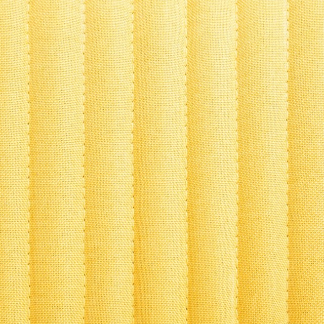 Chaises à manger lot de 2 jaune tissu