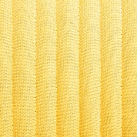 Chaises à manger lot de 2 jaune tissu