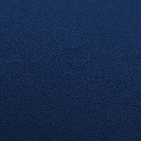 Tabouret Bleu et doré Velours 28 x 36 cm