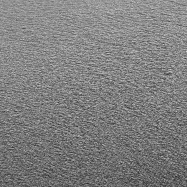 Tabouret Gris foncé et doré Velours 28 x 36 cm