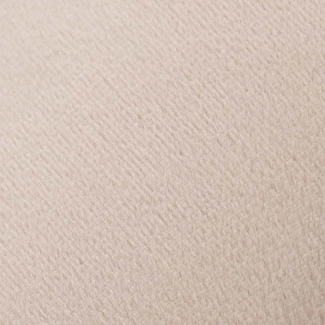 Tabouret Abricot et doré Velours 28 x 36 cm