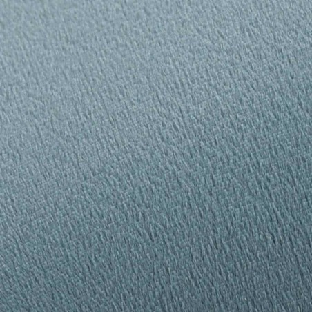 Tabouret Bleu clair et doré Velours 28 x 36 cm