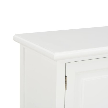 Meuble TV Blanc 90x30x40 cm Bois