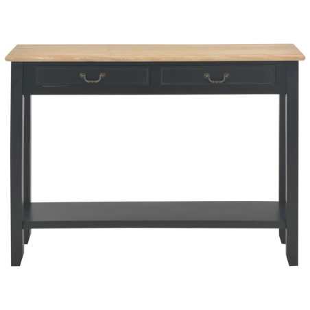 Table console Noir 110x35x80 cm Bois