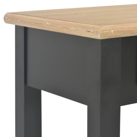 Table console Noir 110x35x80 cm Bois