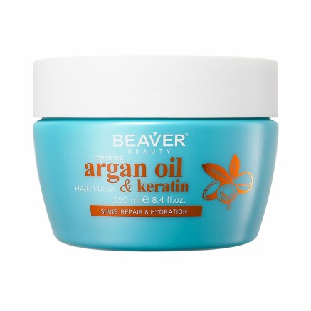 Maschera Riparatrice per Capelli Beaver ARGAN OIL & KERATIN 250 ml