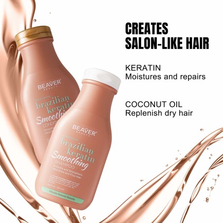 Shampoo Lisciante Beaver BRAZILIAN KERATIN 350 ml