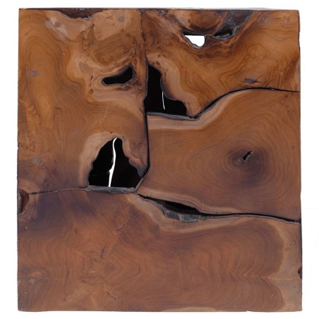 Tabourets/Table basse teck massif