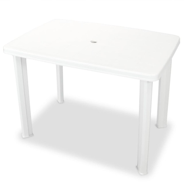 Ensemble de bistro 3 pcs Plastique Blanc