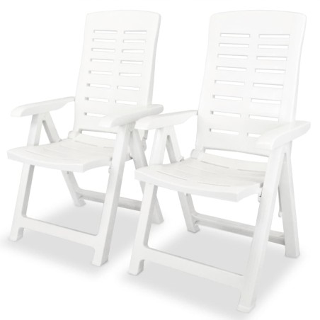 Ensemble de bistro 3 pcs Plastique Blanc