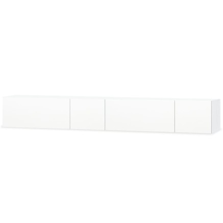 Meubles TV 2 pcs bois d’ingénierie 120x40x34 cm Blanc brillant 2