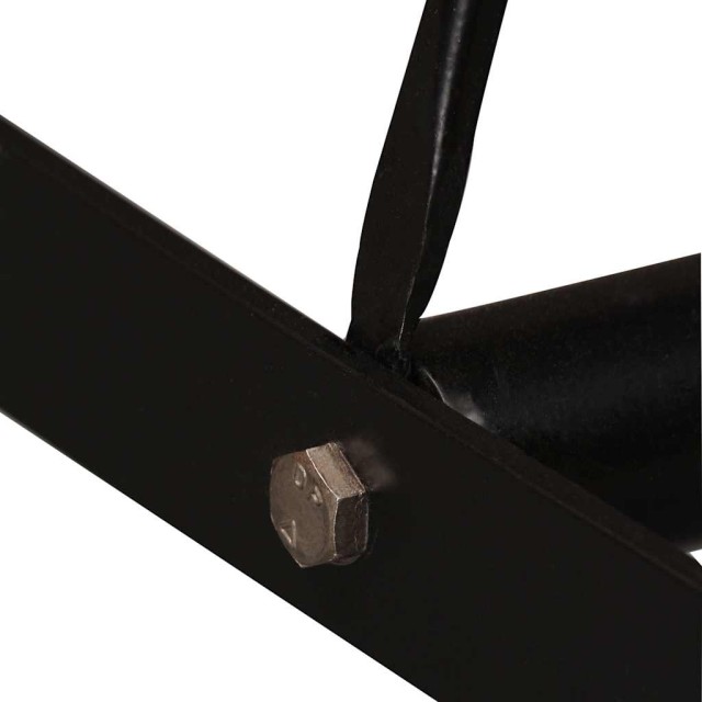 Ensemble de bar 7 pcs Bois d'acacia Cuir véritable et toile