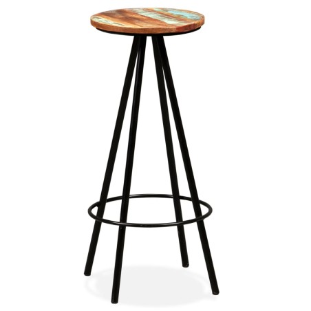 Ensemble de bar 3 pcs Bois de récupération massif