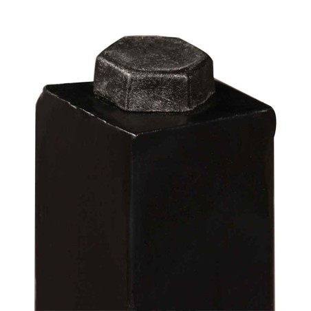 Ensemble de bar 5 pcs Bois de récupération Cuir véritable et toile