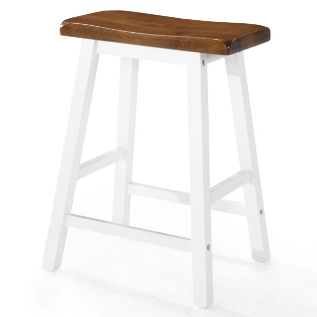 Table et tabouret de bar 5 pcs Bois massif