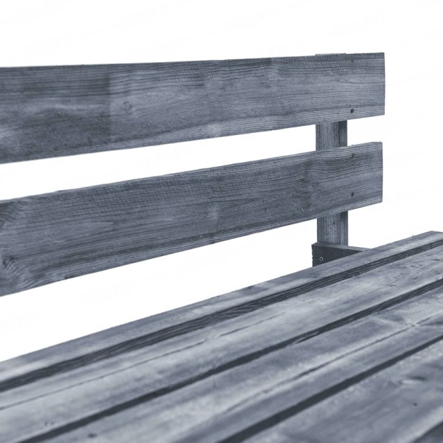 Canapé de jardin palette avec coussins gris Pinède