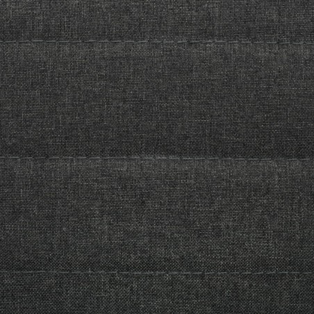 Chaises à manger lot de 6 gris foncé tissu