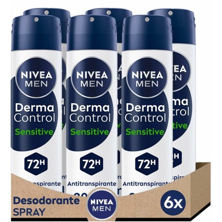 Deodorante Spray Nivea DERMA CONTROL SENSITIVE 200 ml