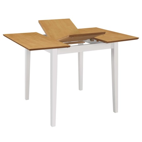Mobilier de salle à manger 3 pcs MDF Blanc