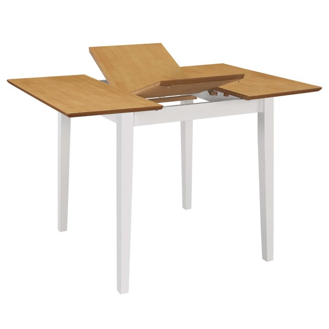 Mobilier de salle à manger 5 pcs MDF Blanc
