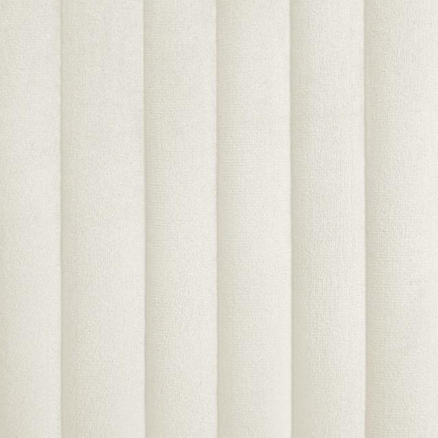 Chaises à manger lot de 6 crème velours