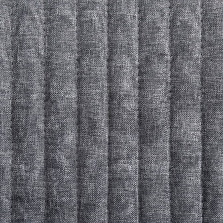 Chaises à manger lot de 4 gris foncé tissu
