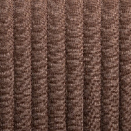 Chaises à manger lot de 4 marron tissu