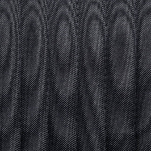 Chaises à manger lot de 6 noir tissu