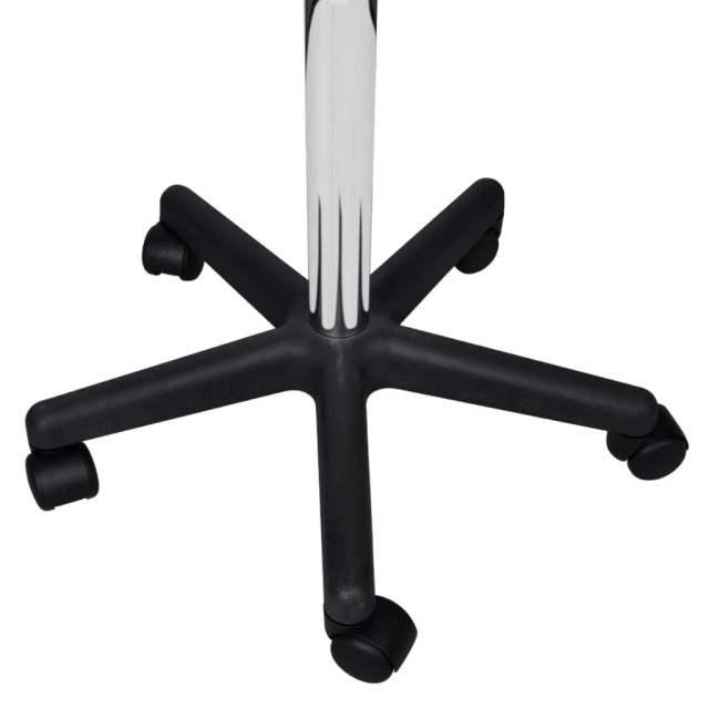 Tabourets de bureau lot de 2 Noir 35,5x84 cm Similicuir