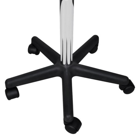 Tabourets de bureau lot de 2 Noir 35,5x84 cm Similicuir