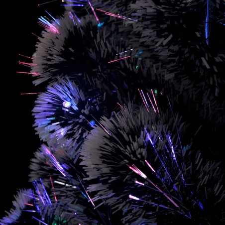 Arbre de Noël pré-éclairé avec support et LED 150 cm fibre optique