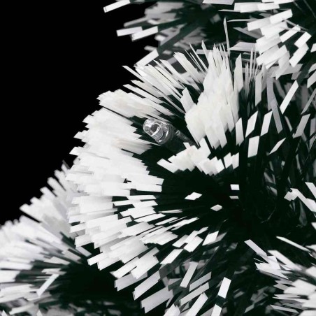 Arbre de Noël pré-éclairé avec support et LED 150 cm fibre optique