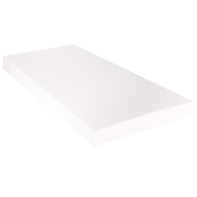 Lit avec matelas Blanc Similicuir 140x200 cm