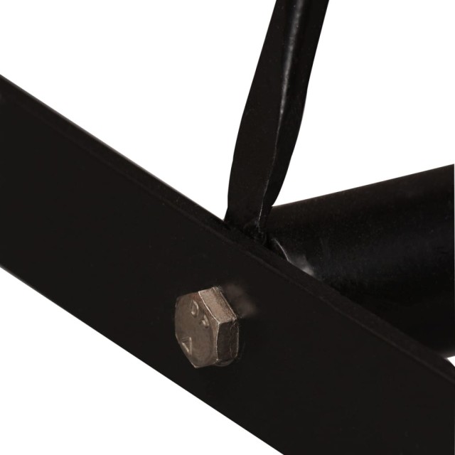 Ensemble de bar 7 pcs Bois d'acacia solide et cuir véritable