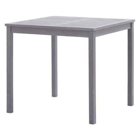 Ensemble à manger de jardin 5 pcs Bois d'acacia massif Gris