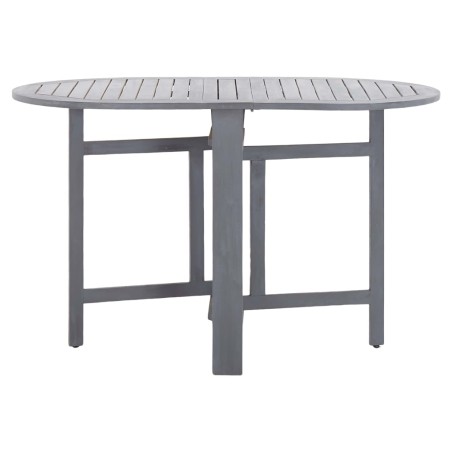 Ensemble à manger de jardin 5 pcs Bois d'acacia massif Gris