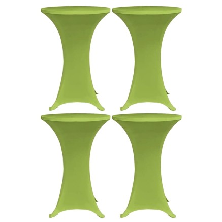 Housses de table extensible 4 pcs 60 cm Vert