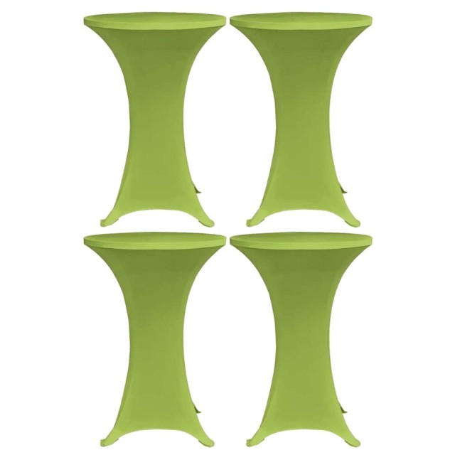 Housses de table extensible 4 pcs 60 cm Vert