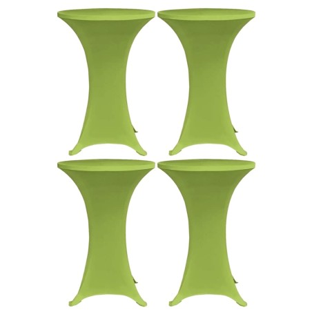 Housses de table extensible 4 pcs 60 cm Vert