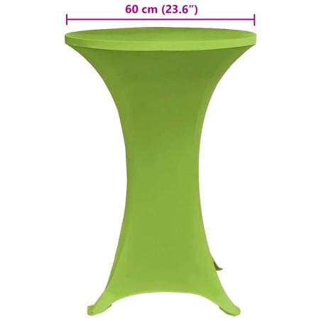 Housses de table extensible 4 pcs 60 cm Vert