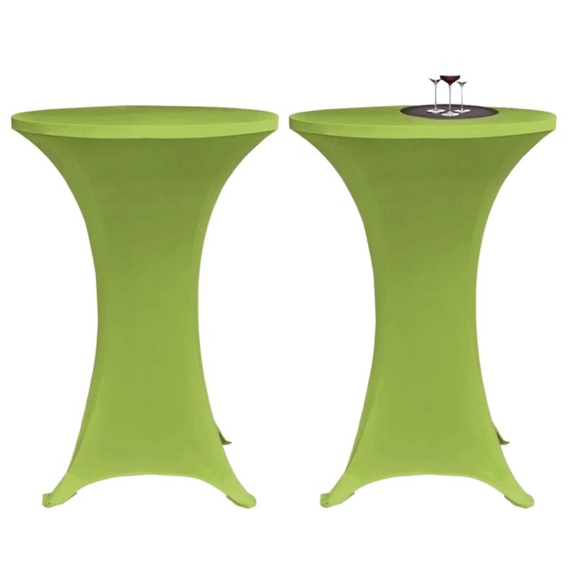 Housses de table extensible 4 pcs 80 cm Vert