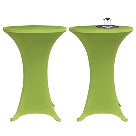 Housses de table extensible 4 pcs 80 cm Vert