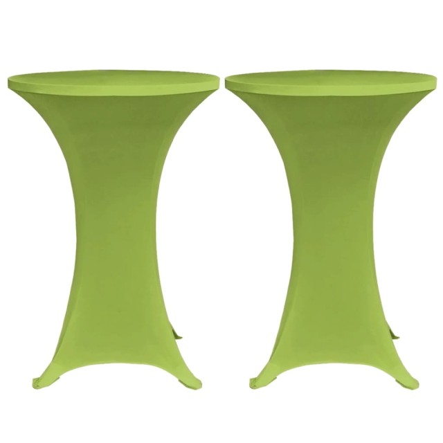 Housses de table extensible 4 pcs 80 cm Vert