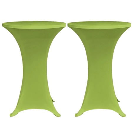 Housses de table extensible 4 pcs 80 cm Vert