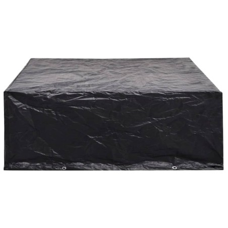 Housses de salon de jardin 2 pcs 8 œillets 250x210x90 cm