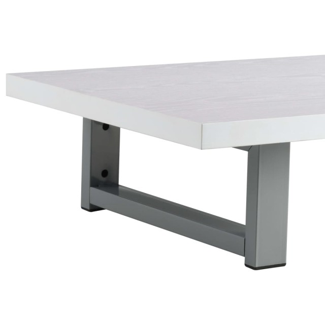 Meuble de salle de bain en deux pièces Céramique Blanc