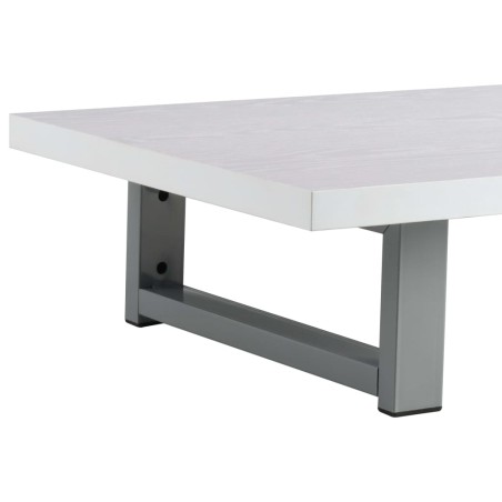 Meuble de salle de bain en deux pièces Céramique Blanc